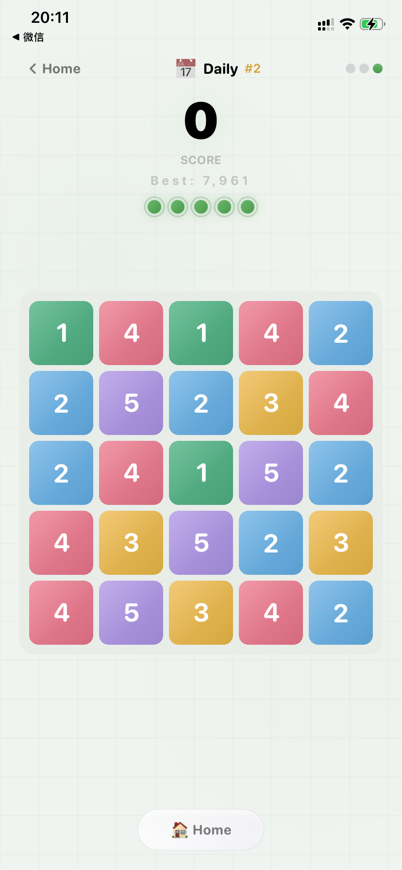 Pluso gameplay board